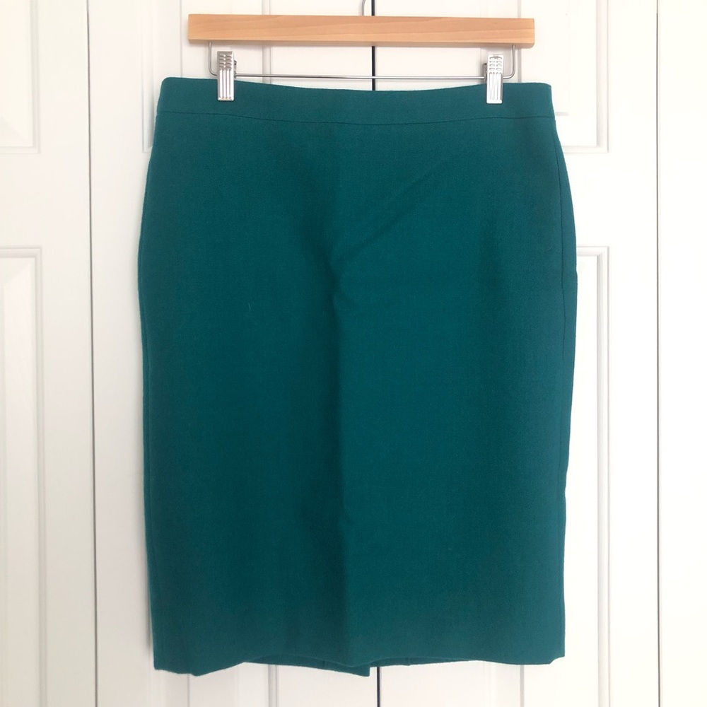 J. Crew 100% Wool No. 2 Pencil Skirt